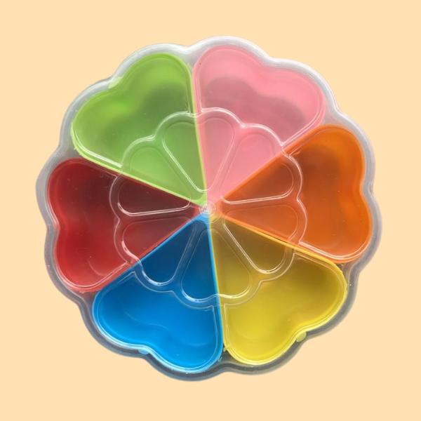 Multicolor Masala Box - 1 Pc Plastic Spice Storage Container
